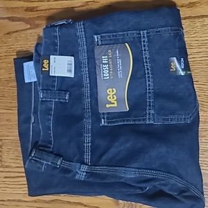 Men's Lee loose fit straight leg jeans 40 x 34